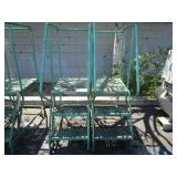 TWO LADDER PLATFORM WITH WHEELS