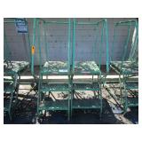 TWO LADDER PLATFORM WITH WHEELS