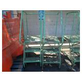 TWO LADDER PLATFORM WITH WHEELS