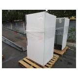 WHITE REFRIGERATOR UNKNOWN MAKE & MODEL.
