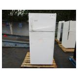 WHITE REFRIGERATOR UNKNOWN MAKE & MODEL.