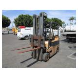 CATERPILLAR 3 STAGE FORKLIFT  TC60EL LP GAS STARTS
