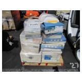 PALLET OF ASSORTED BATH TISSUE DISPENSER