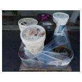1 PALLET OF APPROXIMATELY 16 BUCKETS OF ASSORTED