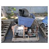 PALLET OF 2 AIR COMPRESSOR AND UNKNOWN TUBES