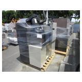 LOT OF 5 PALLETS OF FILE CABINETS AND SHELVES, OFF