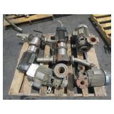 PALLET WITH TELCO 3 PHASE INDUCTION MOTORS  AND GR