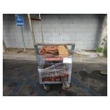 INDUSTRIAL UTILITY CARTS WITH ASSORTED ITEMS, TOOL