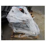 GM ENGINE WITH TRANSMISSION. UNKNOWN MODEL