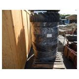 FOUR OTR OUTRIGGER TIRES UNKNOWN SIZE.