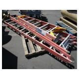 WHITE CAP LADDERS APPROXIMATELY 1 6FT & 2 10FT