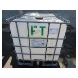 TOTE TANK APPROXIMATELY 1,000 GAL,  WAY FORKLIFT E