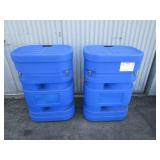 TWO PORTABLE BACKGROUND BACKDROP STAND KIT