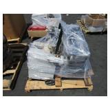 PALLET OF ASSORTED ITEMS (2) ENGINES, (1) AIR COMP