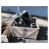 CRATE OF 3 BACKHOE BUCKETS (ASSORTED SIZES) (BLACK