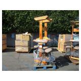PALLET OF WOOD TABLES WITH SET OF STOOLS