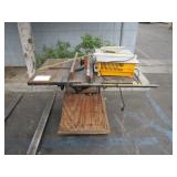 1 CRAFTSMAN TABLE SAW, 1 WORKFORCE TILE  CUTTER MO
