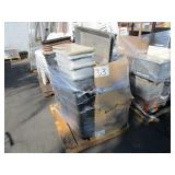 PALLET OF RUBBER MAID BINS