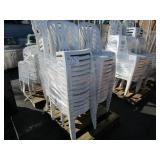 PALLET OF PLASTIC CHAIRS