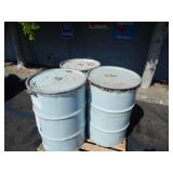 3 DRUMS OF MIXED GREASE