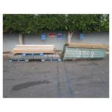 PALLETS OF STEEL PALLET RACKS