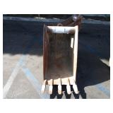 24" BACKHOE BUCKET ATTACHMENT