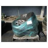PALLET OF APPROXIMATELY 8 TIRES ASSORTED SIZES