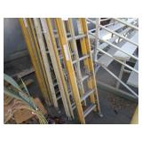 APPROXIMATELY 3 LARGE LADDERS