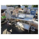 COMMERCIAL DISH WASHER AND WASH BASIN