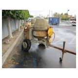 CEMENT MIXER DAMAGED TIRES