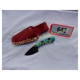 7" Knife w/2 3/4" Damascus Blade w/Sheath