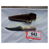 10 1/4" Knife w/5 1/2" Damascus Blade,