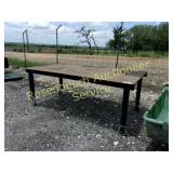 4x8 Metal Table on Wheels