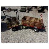 Red Wagon w/Trailer