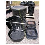 (3) Feeders & (5) Mineral Block Trays