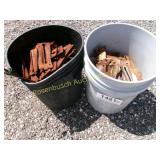 (2) Buckets of Concrete Wall Anchors