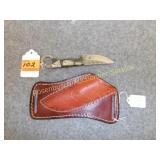 Rasp Knife wLeather Sheath