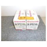 Ammo- 200 Rounds Winchester 38 Special FMJ
