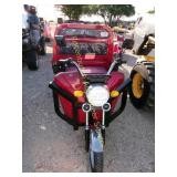 ET13 Electric Tricycle Red   (KEY) ($75 Fee)