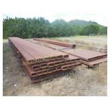 8"X4" CORTEN STEEL TUBING
