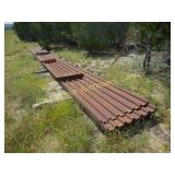 PILE OF CORTEN SHEETS