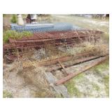 PILE OF CONNECTING METAL GRATES