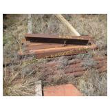 PILE OF MISC. PIPE, SQUARE TUBING