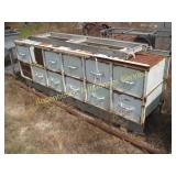 LARGE STEEL FILING CABINET