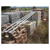 ROW OF CHIMNEY FLUE, FIRE BRICK , BLOCKS