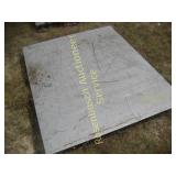 LARGE PLATE OF ALUMINUM