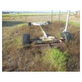 COTTON TRAILER FRAME WITH AXLES