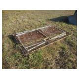 PALLET OF GREY MESH PANELS