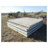 4- 8FT X 8FT CONCRETE FLATS WITH CABLE