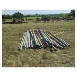 PILE OF GALVANIZED PIPE